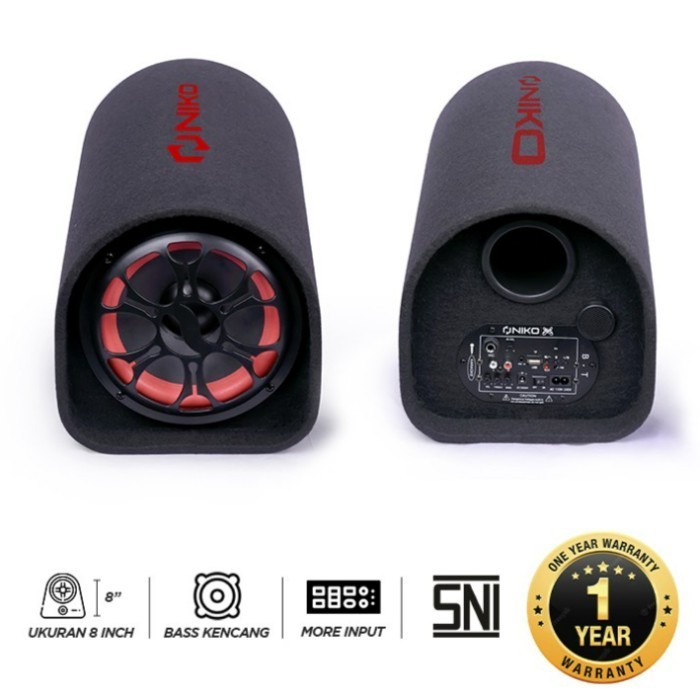 NIKO GL (12) Subwoofer Speaker Tabung 12" Inch Car Speaker Bluetooth USB