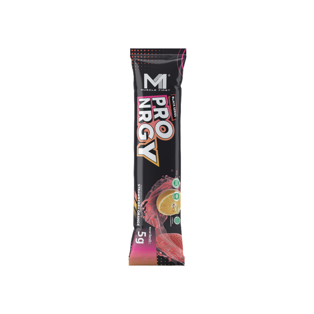 1 SACHET Muscle First Pro NRGY - suplemen M1 penambah energy preworkout pwo bodyfit bodyfitstation