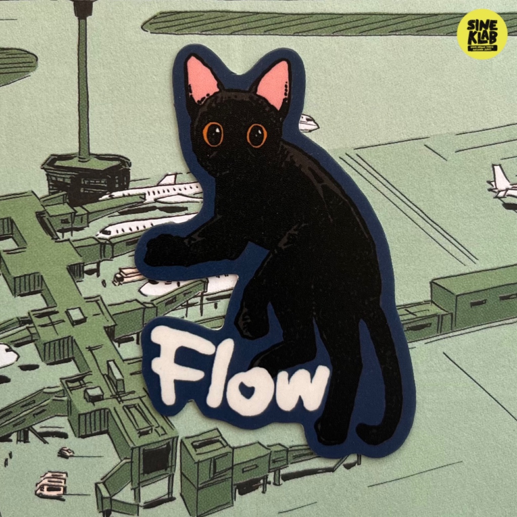 

sineklab - Sticker FLOW - Edisi Sticker Film / Movie / Cinema / Series / Sticker Laptop