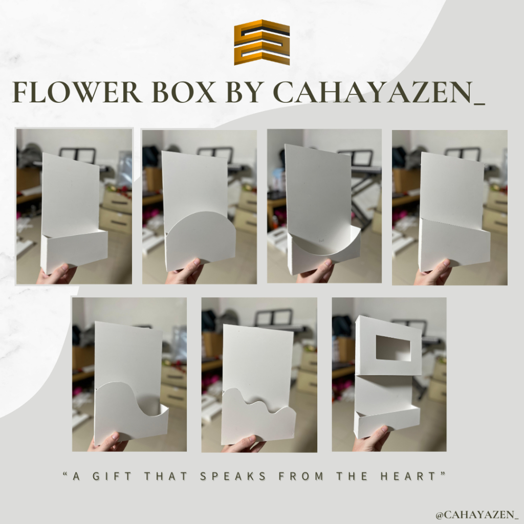 

FLOWER BOX MINI | PVC FLOWER BOX TANPA BUNGA | UKURAN 20x30 cm