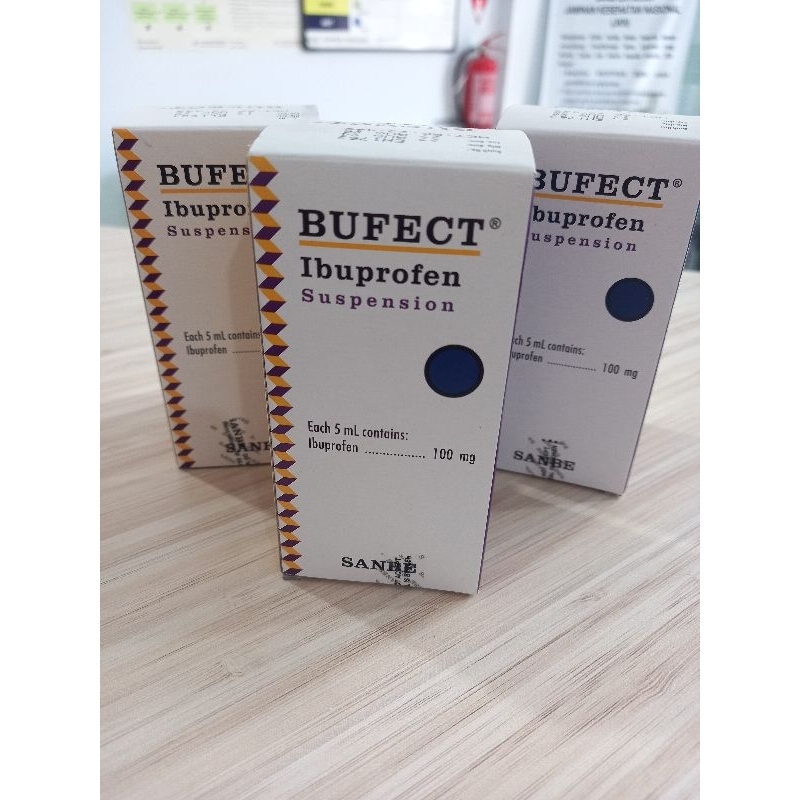 Bufect Sirup Suspensi Ibuprofen 100mg/5 ml