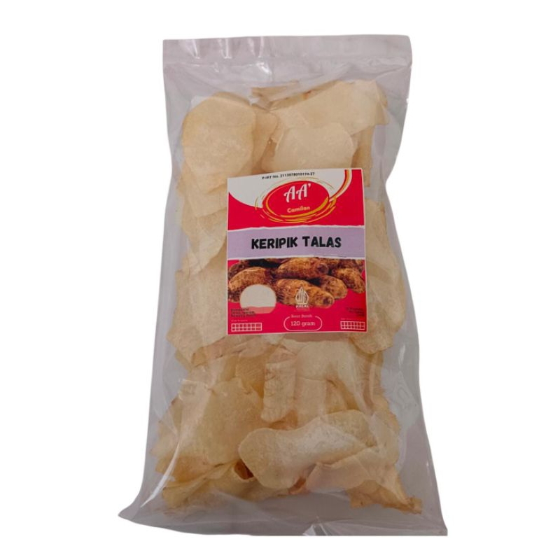 

camilan Keripik talas AA camilan berat kurleb 160gr