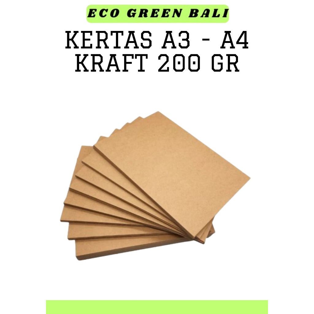 

Kertas Kraft A4 I A3 I 200 gsm I 5 lembar I 10 lembar I