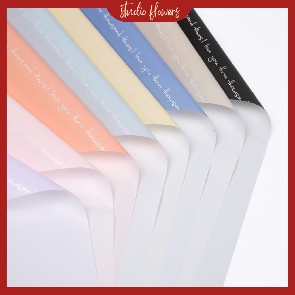 

(20 LEMBAR) Flower Wrapping Pastel Bunga Kertas Buket Bunga Flower Paper Cellophane KB6004