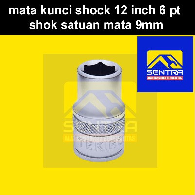 mata kunci shock 1/2 inch 6 pt kunci sock /kunci shok satuan/mata sok panjang8 - 24 mm - 9mm