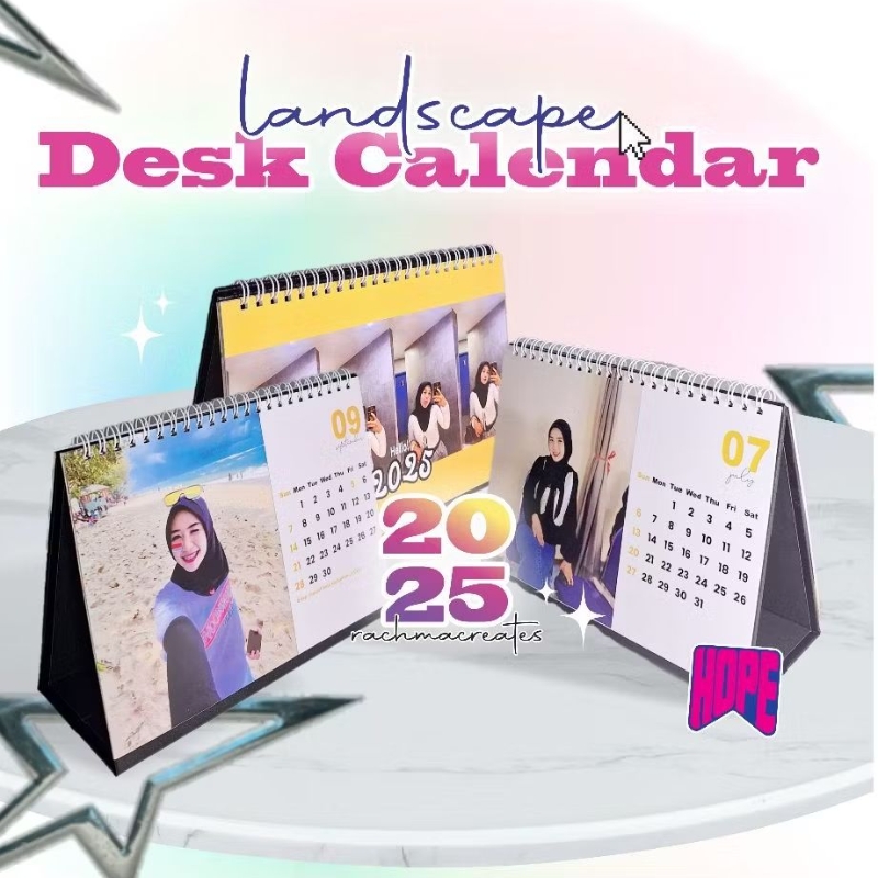 

Landscape Desk Calendar 2025 | Kalender Meja Landscape 2025 Aesthetic Cute