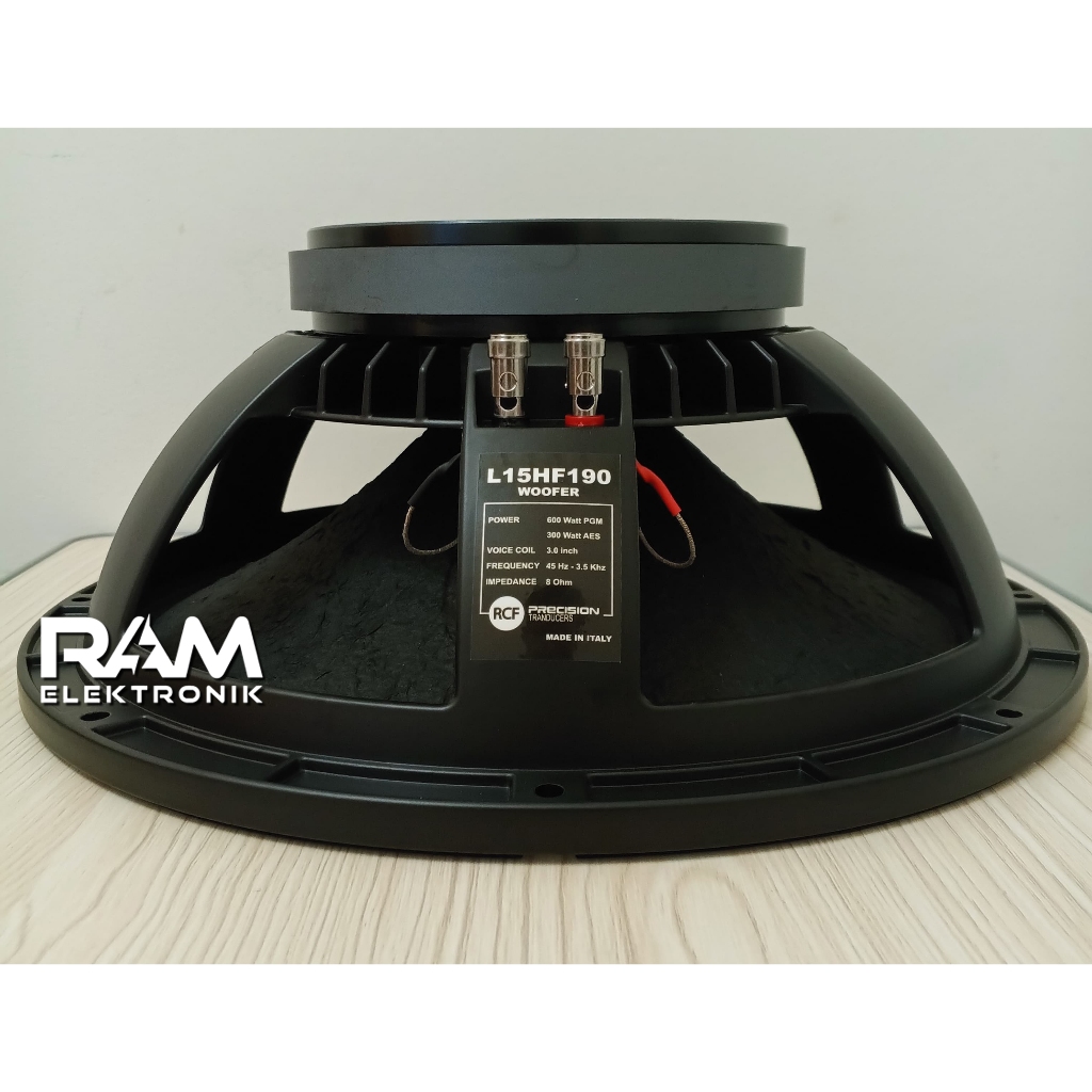 Komponen Speaker 15 Inch RCF L15HF190 | L15 HF190 | L15 HF 190 Grade A Max 600 Watt