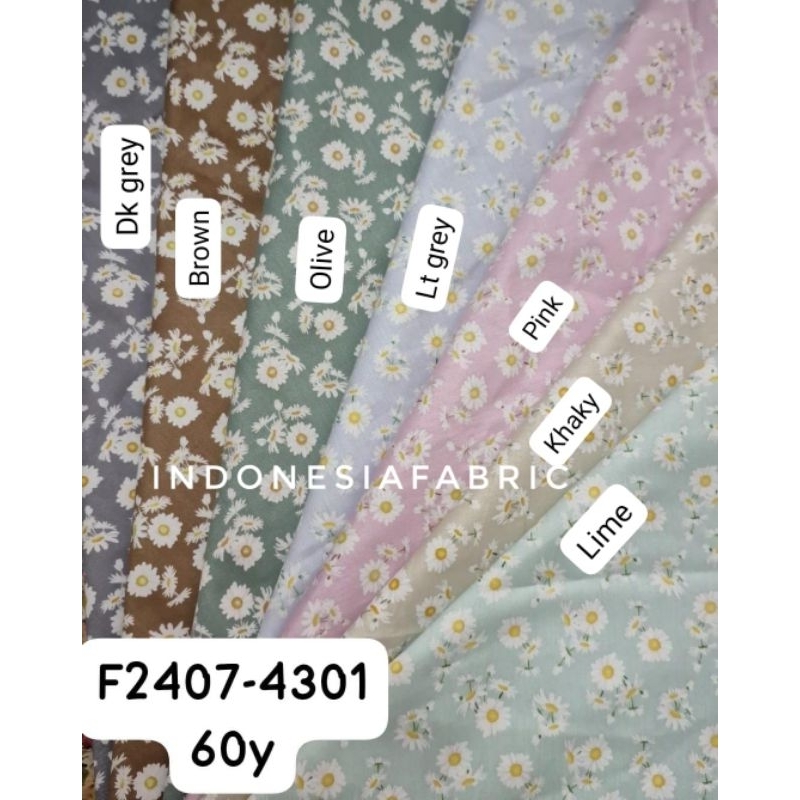 Kain Katun Jepang motif KJ453 tokai senko ori japan design bahan gamis tunik mukena daster piyama se