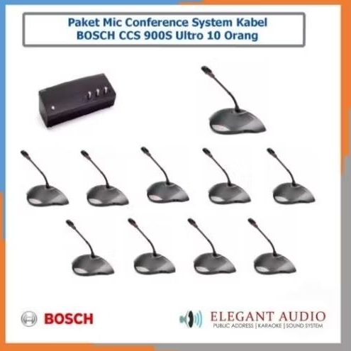 Paket conference mic | Mic conference BOSCH CCS900 ULTRO | BOSCH CCS-900 ULTRO (10 Mic)