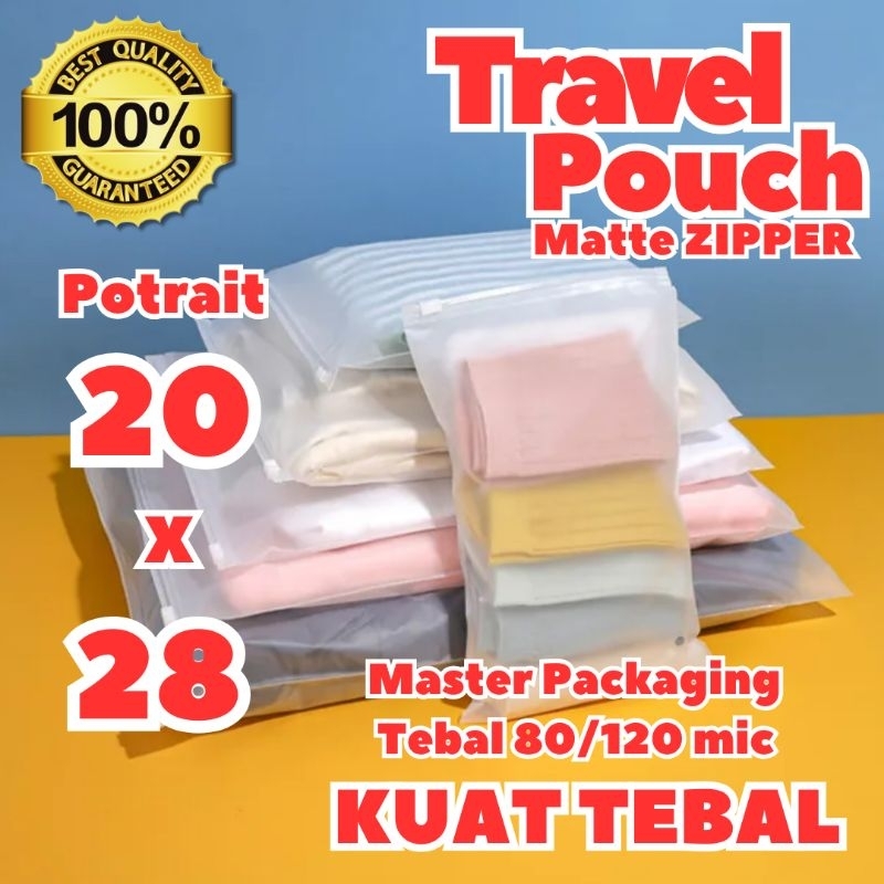 PLASTIK PENYIMPANAN ZIPPER Model Potrait 20x28 / ZIPPER STORAGE BAG / ZIPPER ORGANIZER BAG