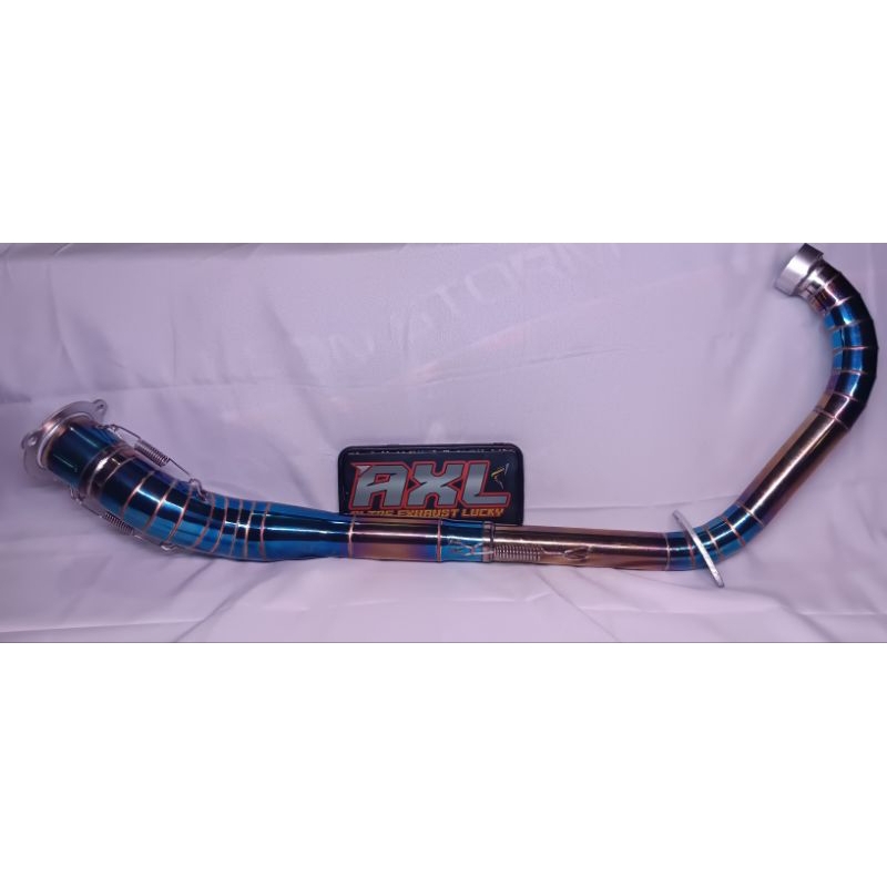 leher bluemoon bluegold knalpot fu pnp silencer ori satria f150