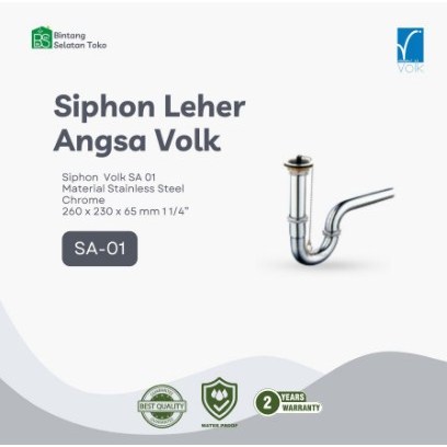 PROMO Siphon Wastafel Volk / Siphon Pembuangan Wastafel / SIFON SA 01
