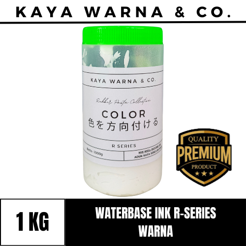 

Tinta Sablon Waterbase Ink WARNA R-Series KAYA WARNA & CO. (1kg)