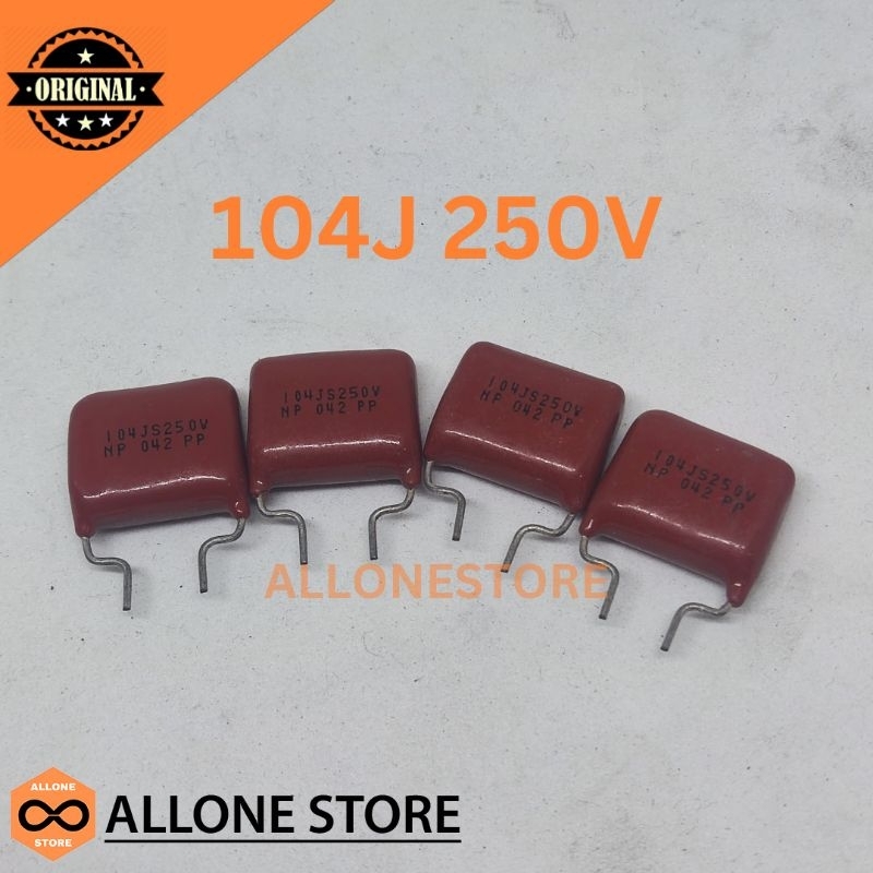 CAPASITOR MILAR 104J 250V KAPASITOR MYLAR 104J 250V