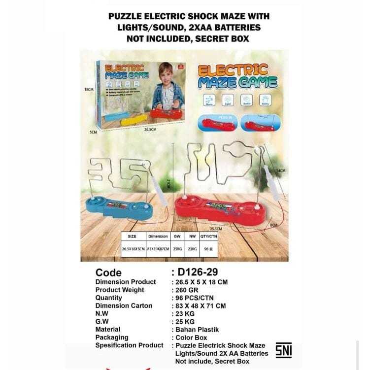 Mainan Maze Wire Game Mainan Konsentrasi