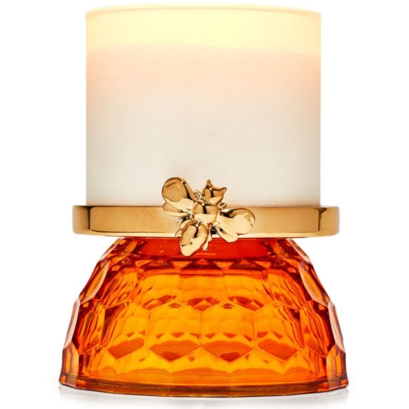 BBW HONEYCOMB CANDLE HOLDER 1-3 WICK SCENTED CANDLE