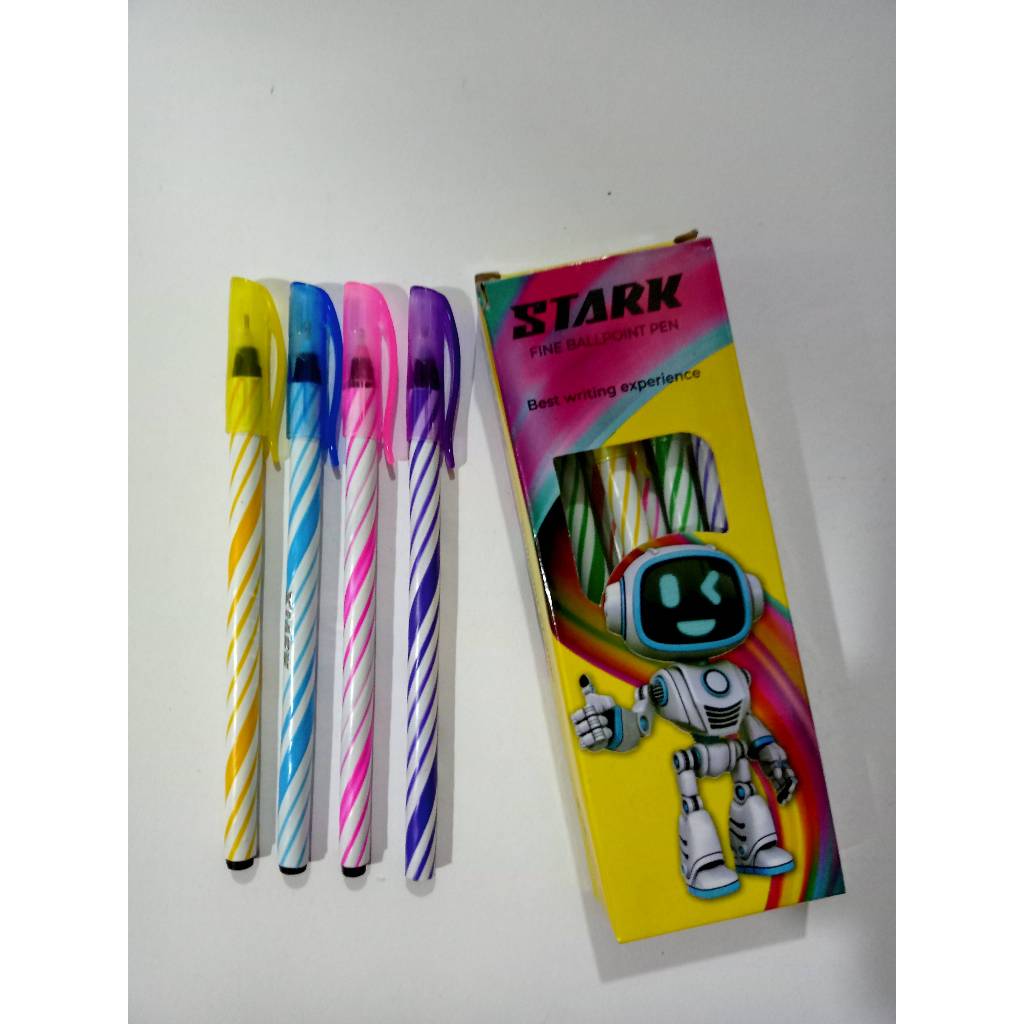 

Pen Lilin Stark ST9106 Pulpen Ulir Sekolah Kantor Tinta Hitam