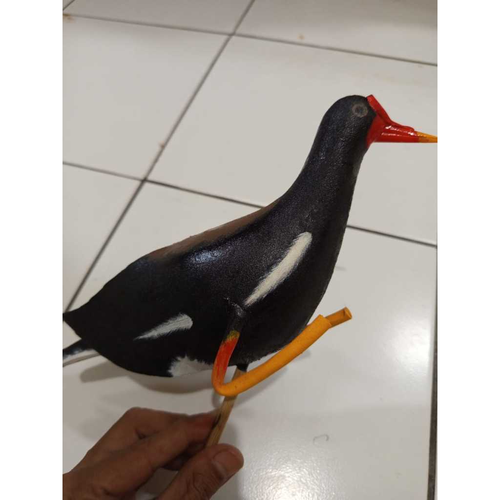 JONTROT MANDAR BATU PATUNG BURUNG MANDAR PERUK MIRIP ASLI MURAH MERIAH