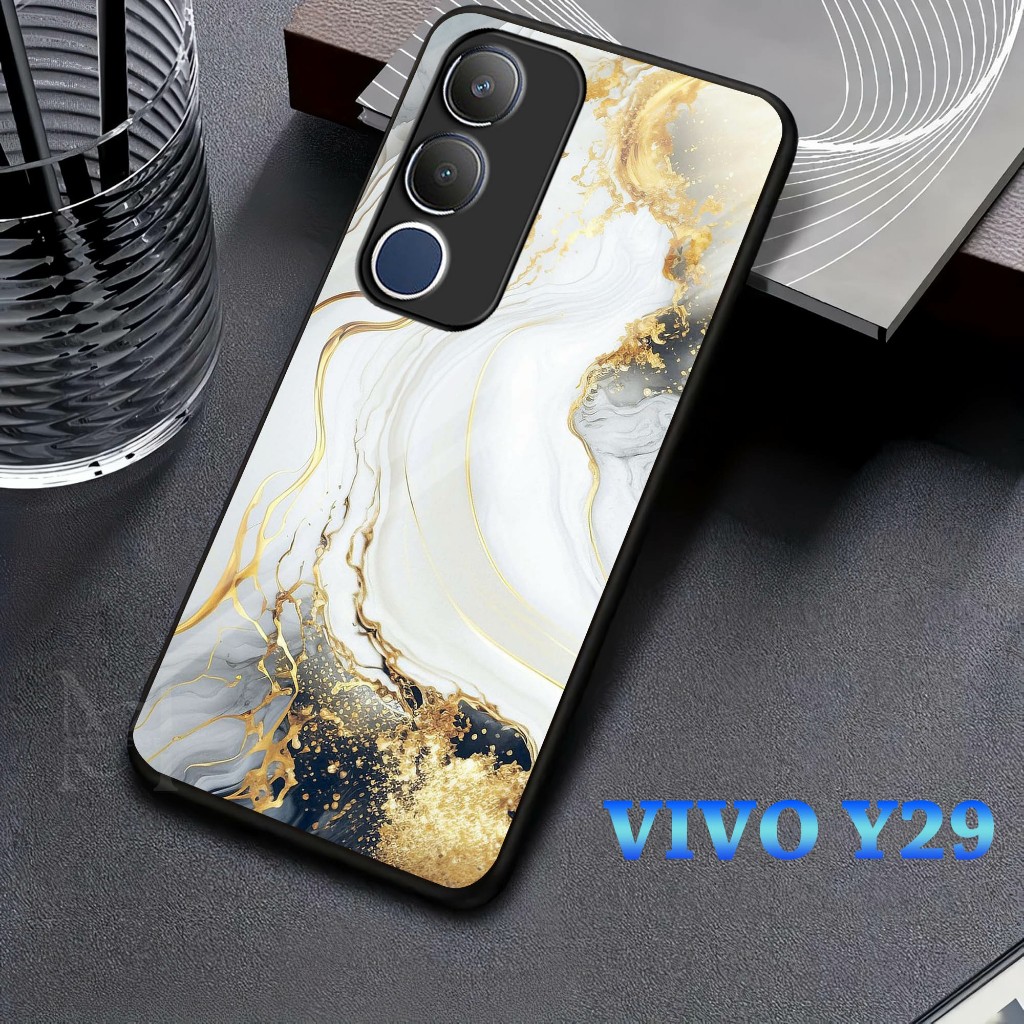 Case Hp Glass Kaca Kilau VIVO Y29 - VIVO Y29 - Case Hp VIVO Y29 - Casing Handphone VIVO - G30