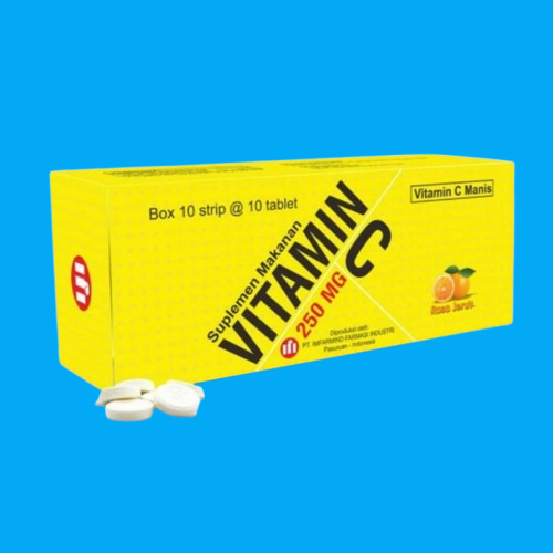 VITAMIN C 250MG IFI PER BOX 10 STRIP