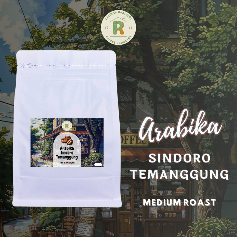 

Kopi Arabika Temanggung Sindoro Single Origin Roasted Bean PALIRMO ROASTERY Kualitas Premium 1kg