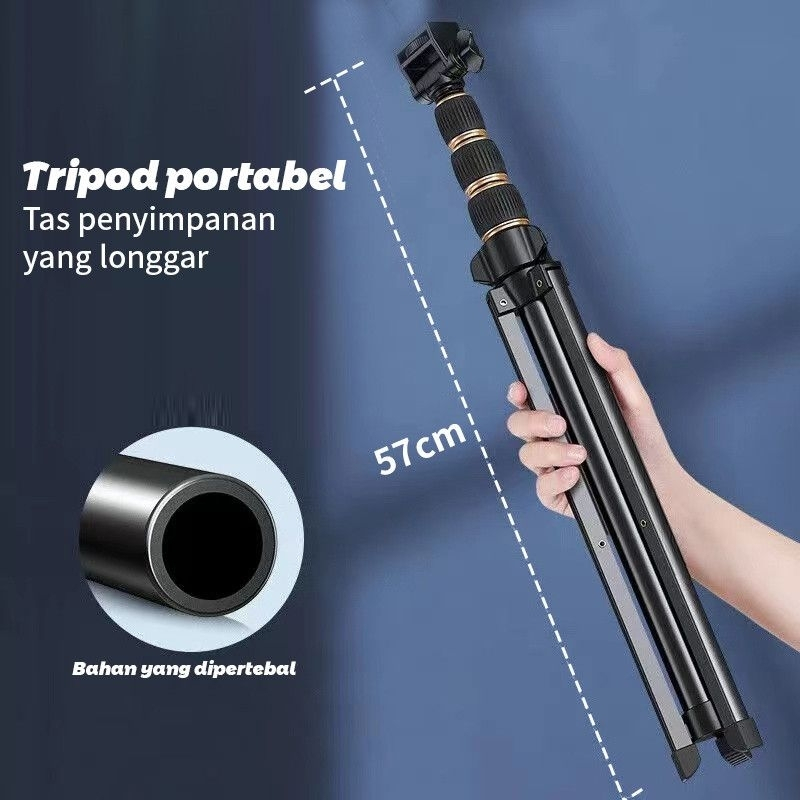 (COD) Tripod Stand Handphone 2.1 Meter / Tripod Kamera Aksi