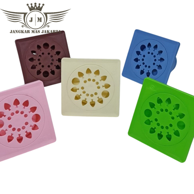JKM Saringan Got Kamar Mandi PVC Plastik TEBAL YTH Putih Biru Hijau Pink Merah Maroon Floor Drain Pl