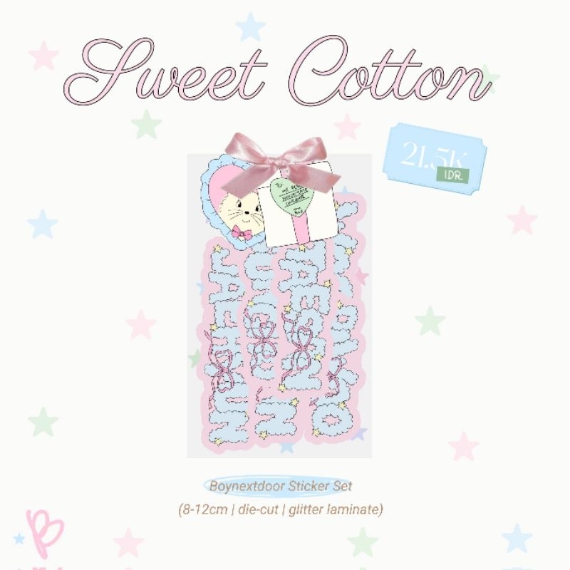 [SALE] Sticker Name Set (Boynextdoor, Riize, NCT Dream)