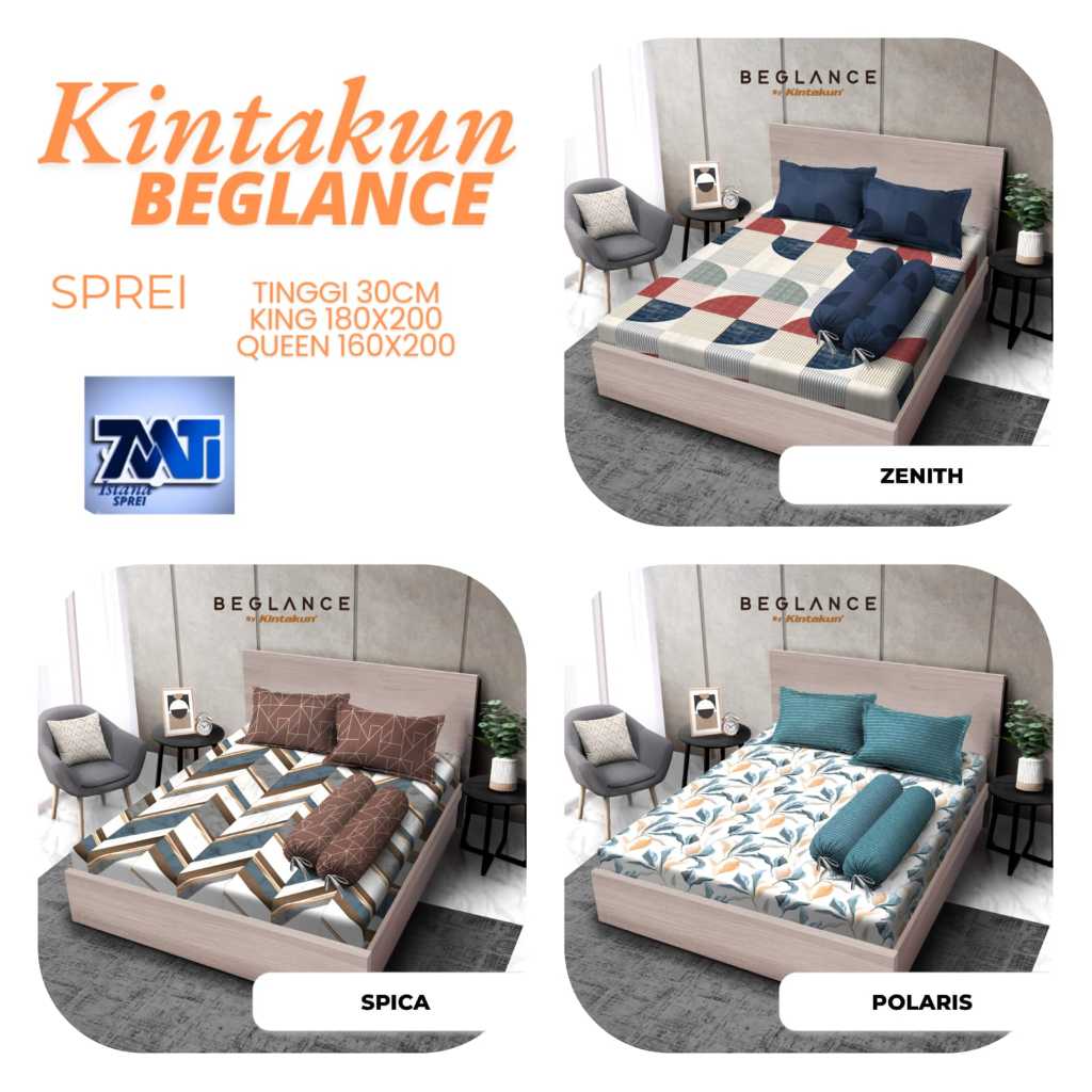 Sprei Kintakun Sprei 180X200 Sprei 160x200 T30 BEGLANCE/Sprei Kintakun 180x200/Sprei Kintakun 160x20