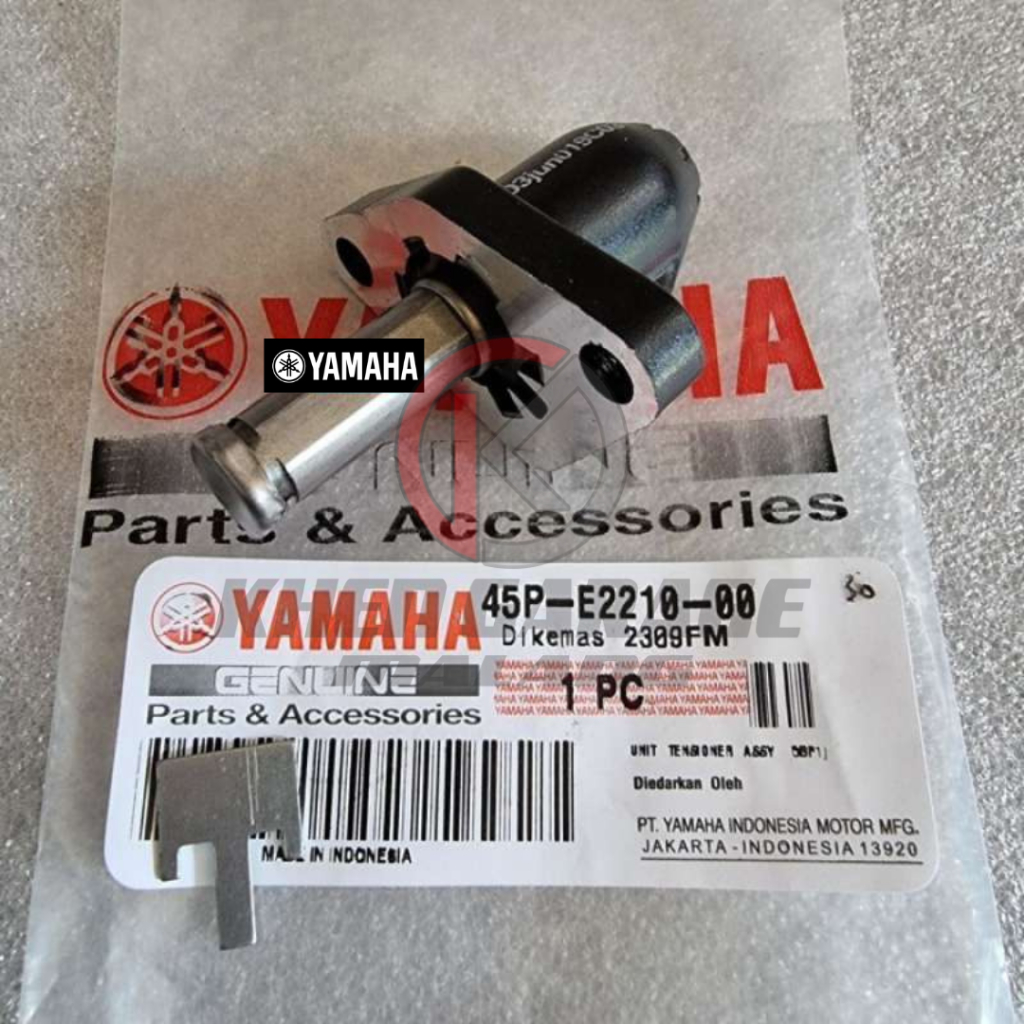 45P-E2210-00 TENSIONER ASSY, CAM CHAIN (2UP1) SETELAN TENSIONER BYSON FI ASLI YAMAHA ORIGINAL YGP
