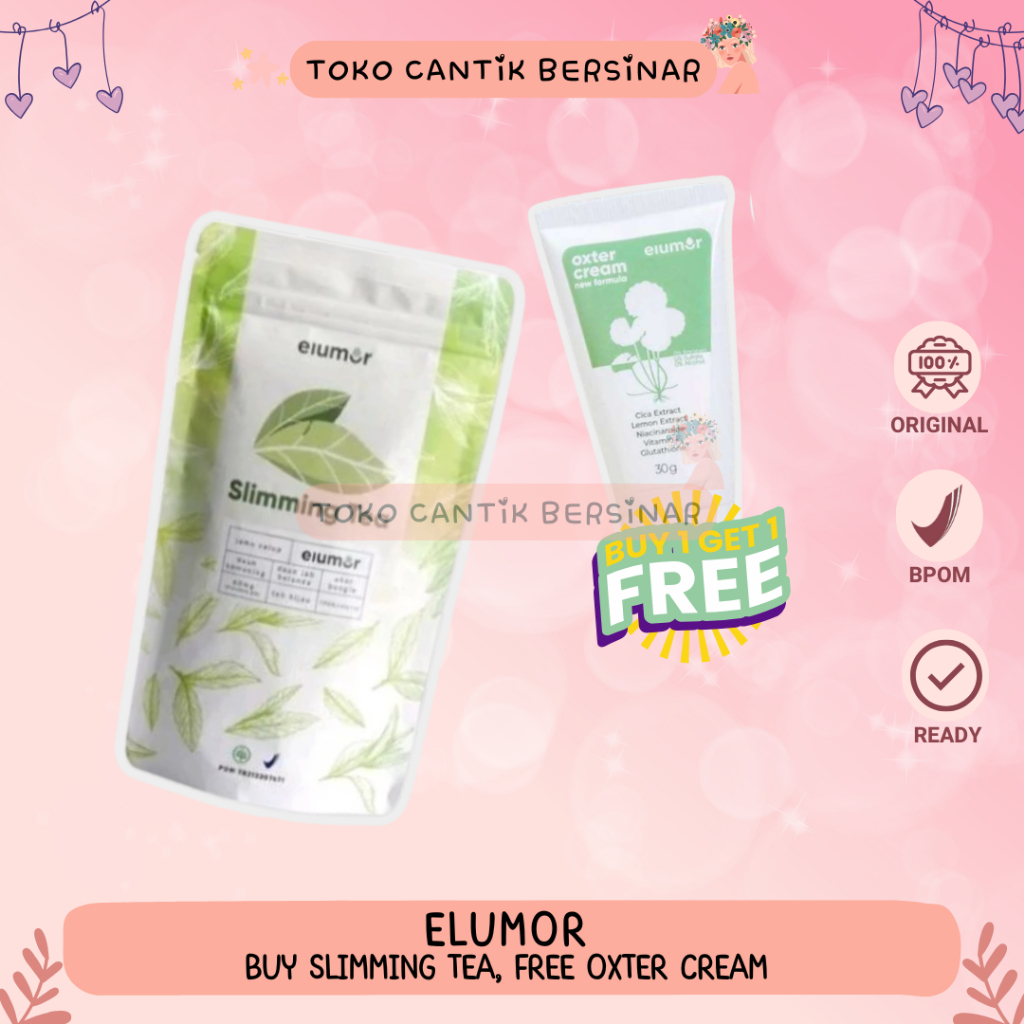 

Elumor Slimming Tea Teh Pelangsing Herbal Alami diet Slim