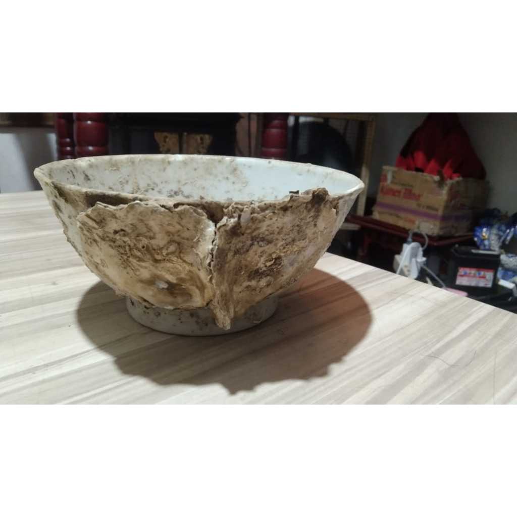 Mangkuk Keramik Temuan Dalam Laut Kuno Jadul Antik