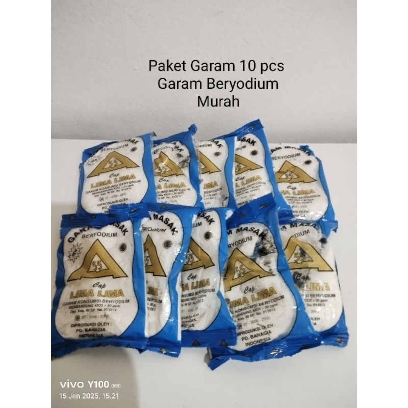 

Paket Garam. Paket 10 bungkus garam
