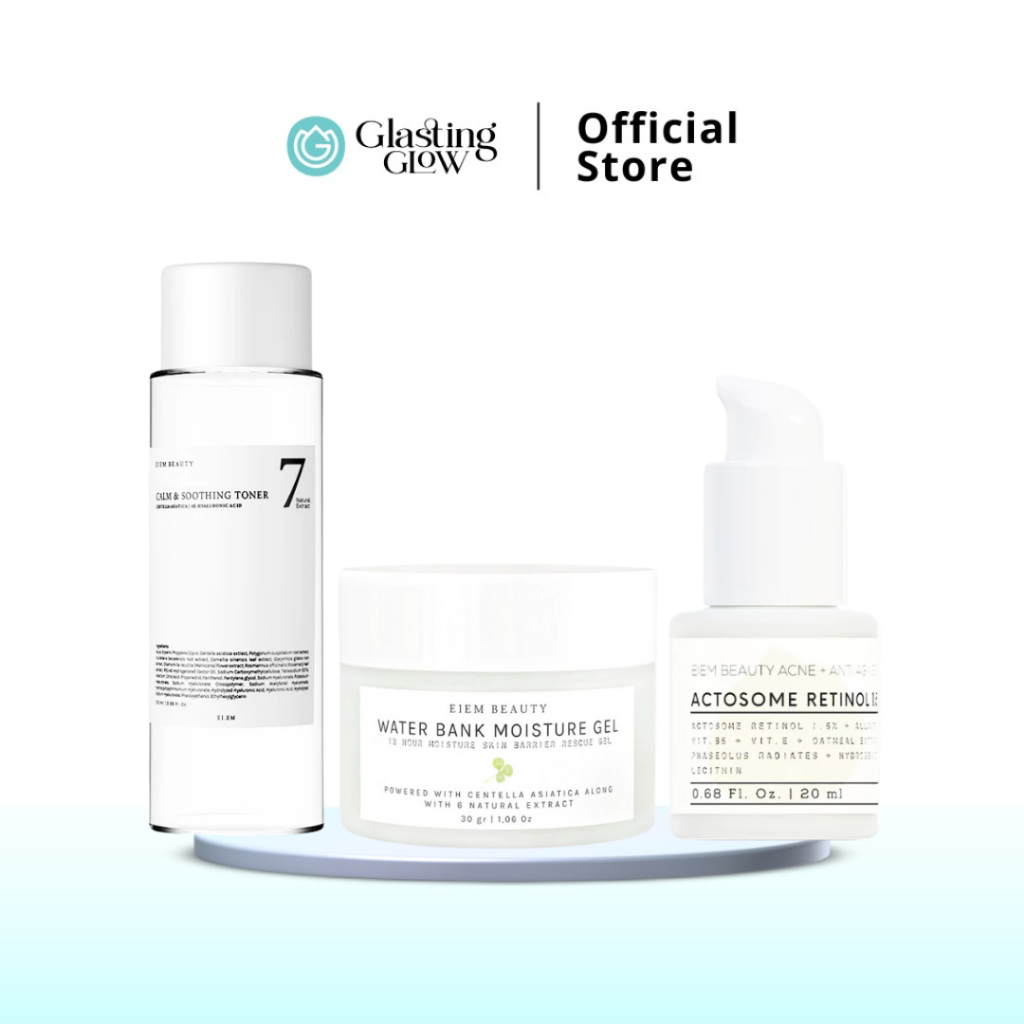 Eiem Beauty The Acne Glow Kit [Toner + WB Mois 30gr + Acne Serum]