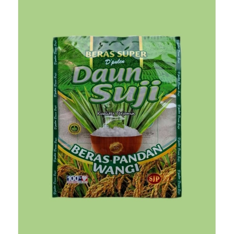 

plastik beras 1kg daun suji
