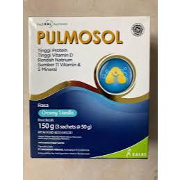 

PULMOSOL CREAMY VANILLA 50 GRAM BOX 3 SACHET (150 GRAM)