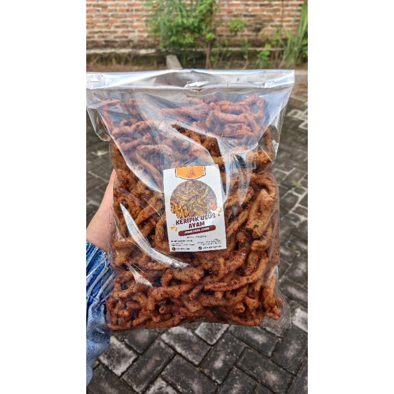 

Keripik Usus Ayam Pedas Daun Jeruk 250gr