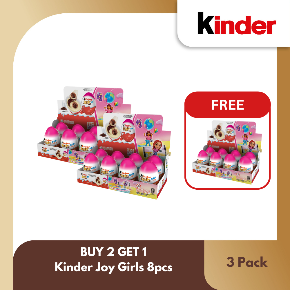 

Buy 2 Get 1 FREE Kinder Joy Girls Isi 8pcs