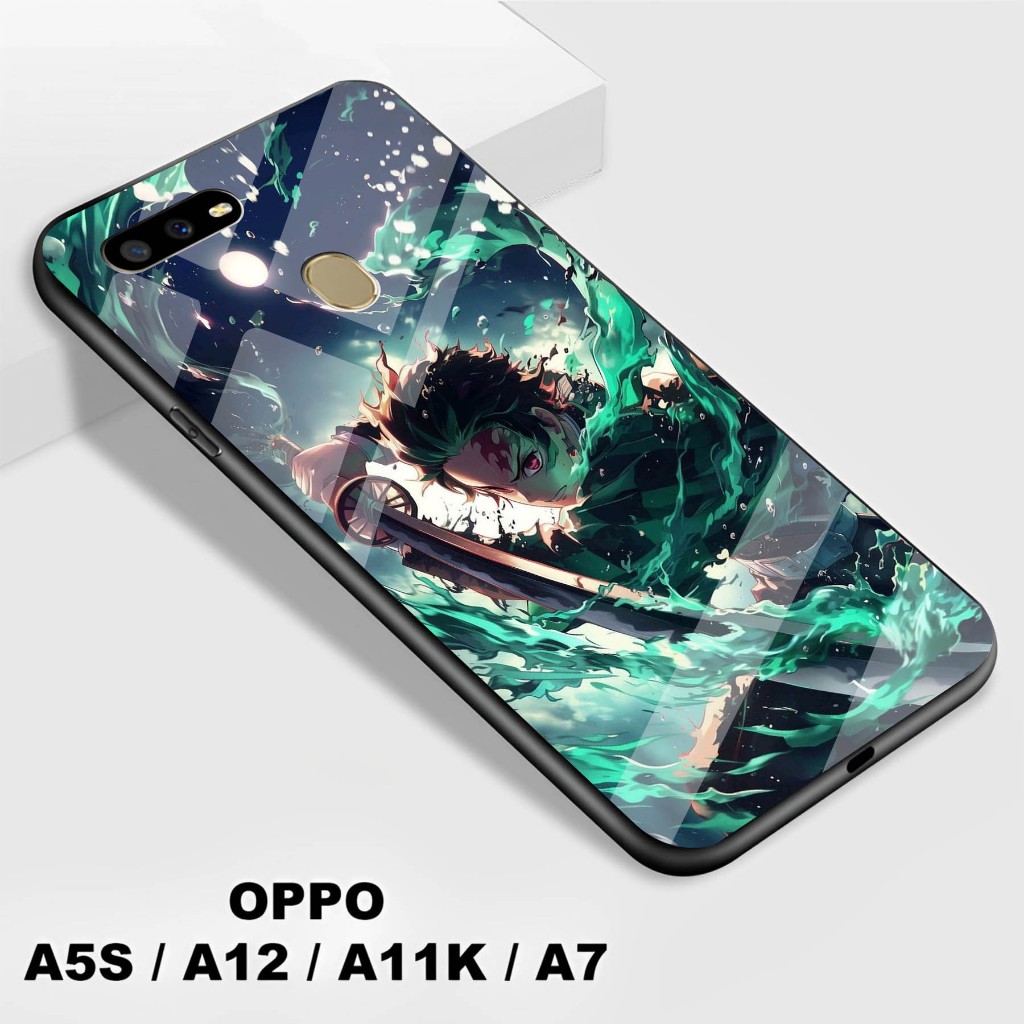 Softcase Kaca Kilau Oppo A5S / A12 / A7 / A11K - Softcase Kaca   Oppo A5S / A12 / A7 / A11K - Softca