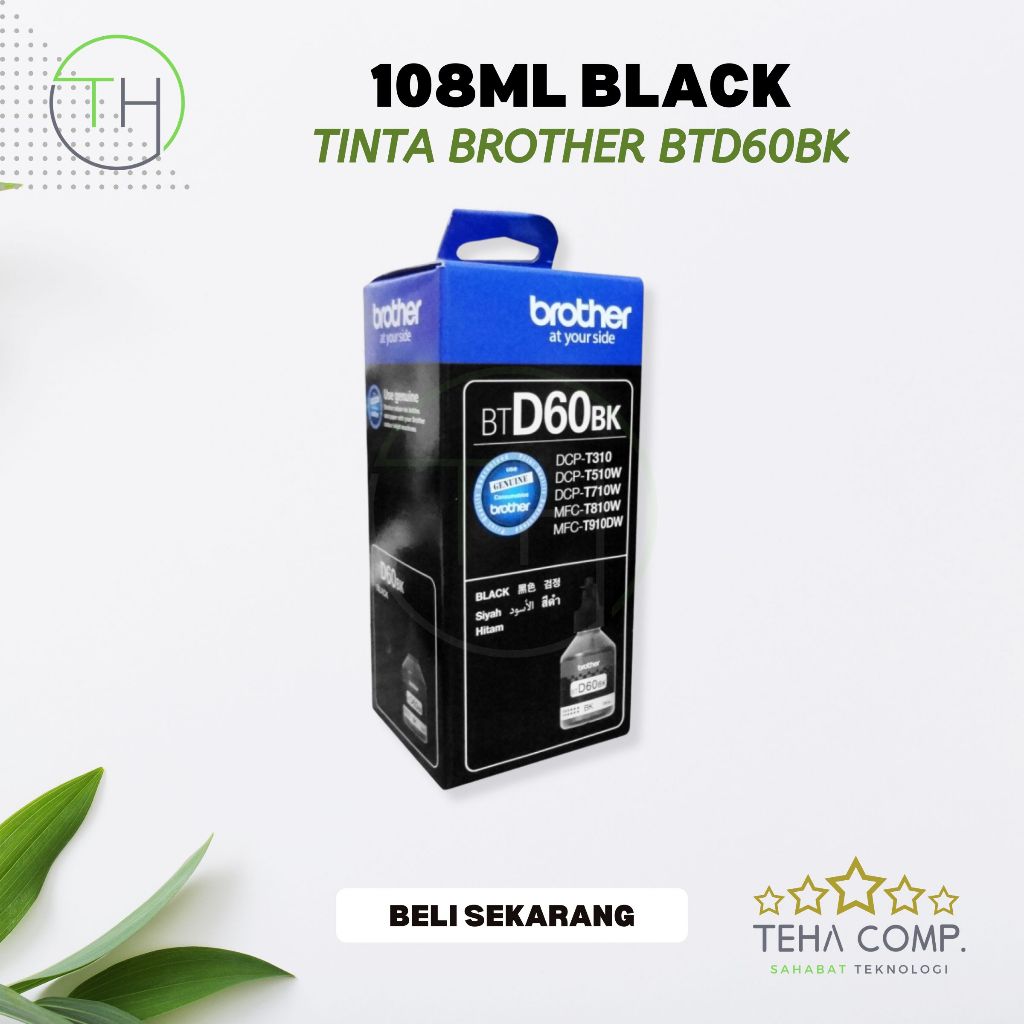 Tinta Printer Brother BT5000 D60BK D60 DCP T720 T820 T920 T220 T420