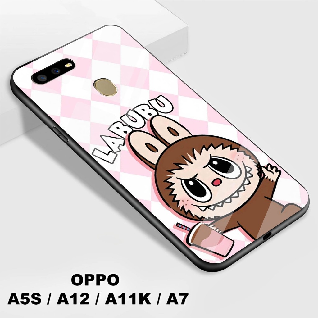 Softcase Kaca Kilau Oppo A5S / A12 / A7 / A11K - Softcase Kaca   Oppo A5S / A12 / A7 / A11K - Softca