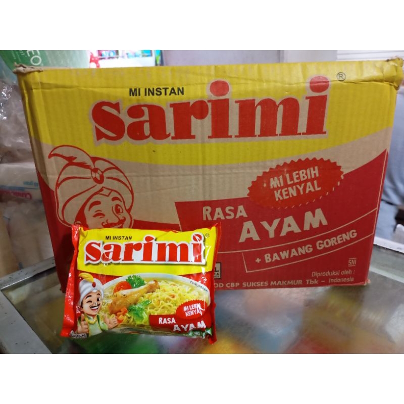 Sarimi Ayam Bawang 1 dus Sarimi Merah Jadul Mie Instan Rasa Ayam