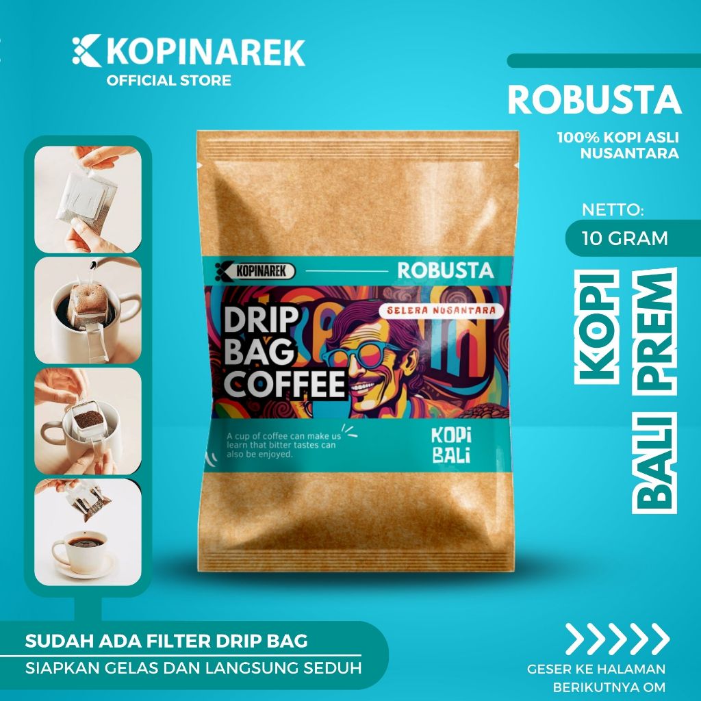 

Kopi Dripbag Coffee Sachet Robusta Bali Premium Original Drip Bag Instan Asli Bubuk Hitam Saset Tubruk Murah Enak Nusantara Hadiah Souvenir Pernikahan Ulang Tahun Graduation Unik