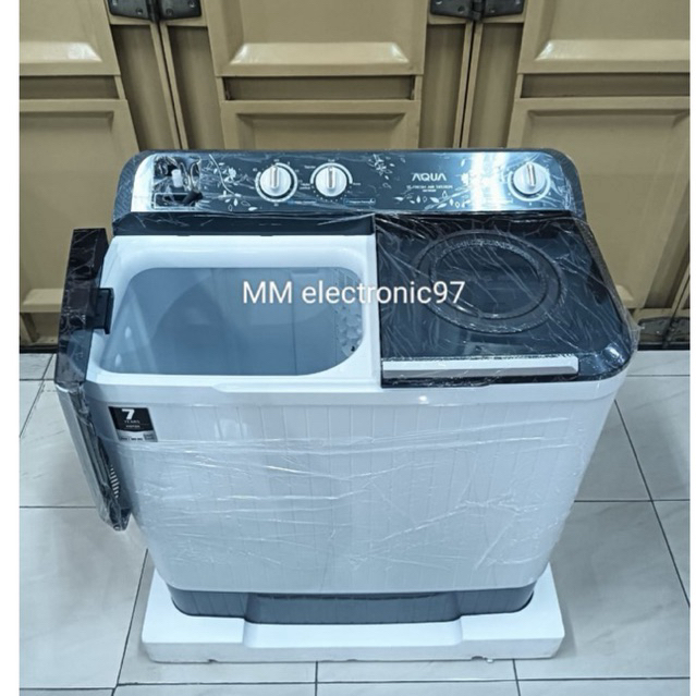 Mesin cuci AQUA 2 tabung 9 kg HIJAB SERIES QW-9030HT