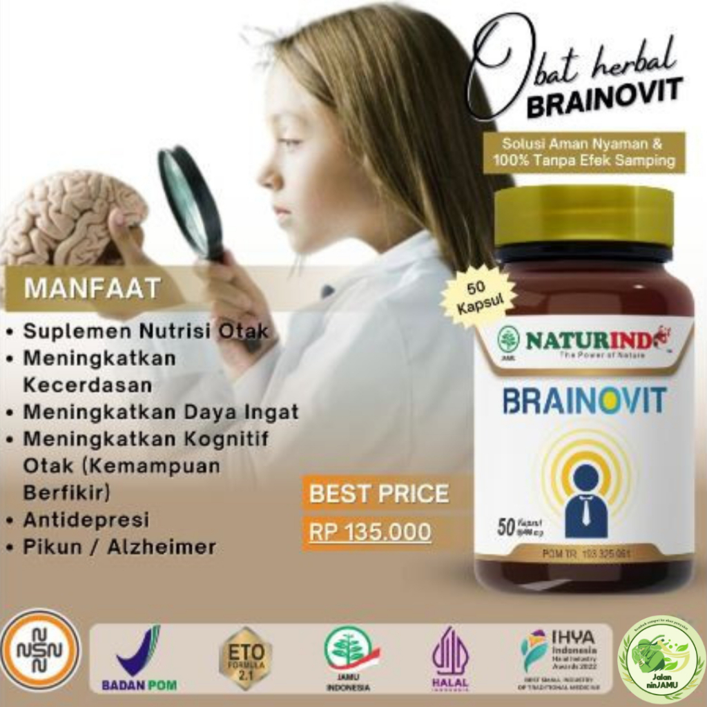 Vitamin ADHD Suplemen Meningkatkan Daya Ingat Suplemen Kecerdasan Stres Lupa Ingatan Depresi Depresa