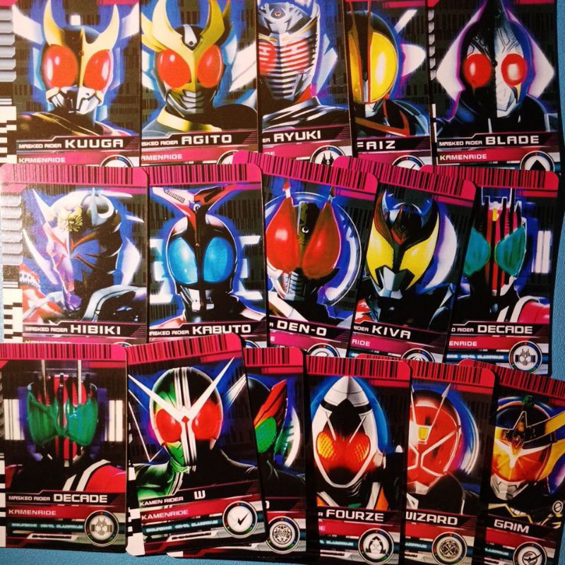 Custom/Recast DECADE All Rider Cards — Rekomen untuk CSM