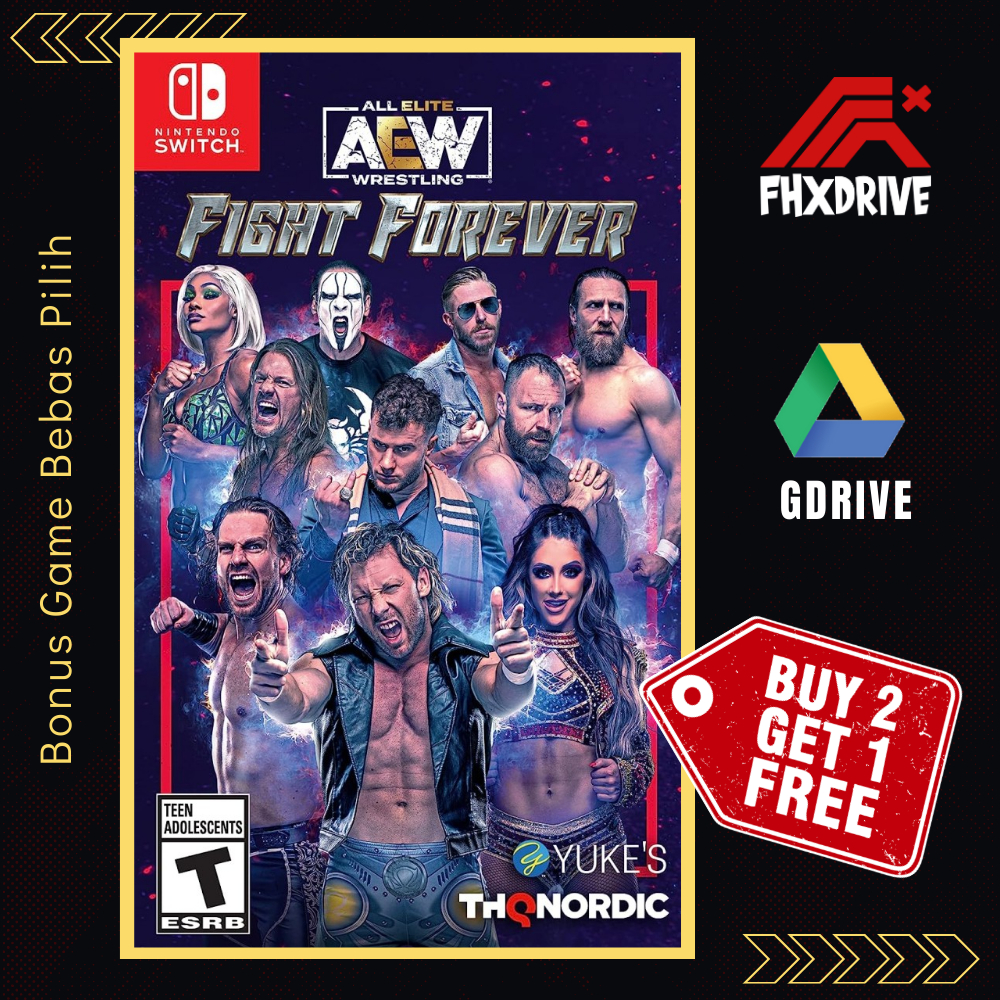 AEW FIGHT FOREVER | FORMAT XCI NSP NSZ | UNTUK EMULATOR PC/ANDROID DAN NINTENDO SWITCH CFW