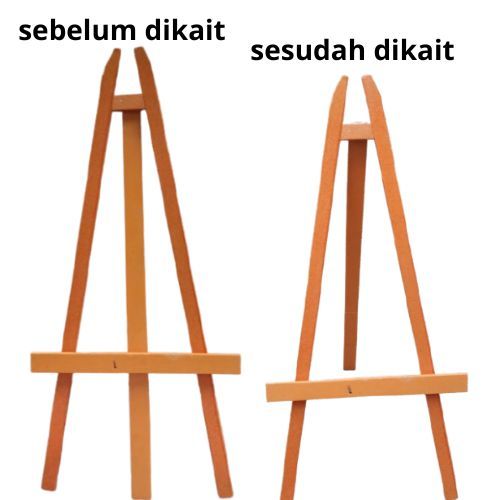 

Standing Papan Tulis / Whiteboard / Melukis tinggi 90cm / Penyangga Untuk Papan Tulis
