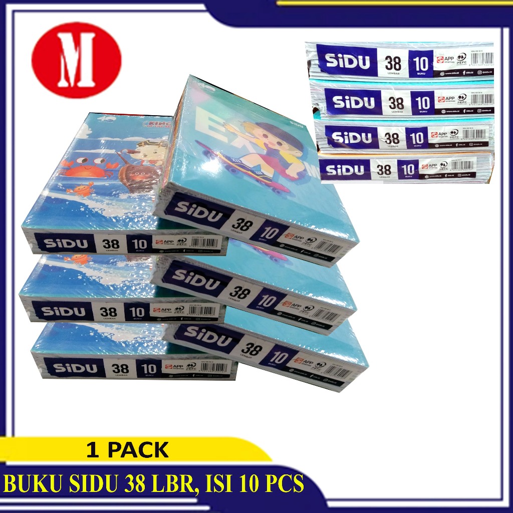 

Buku Tulis SIDU Sinar Dunia isi 38 Lembar