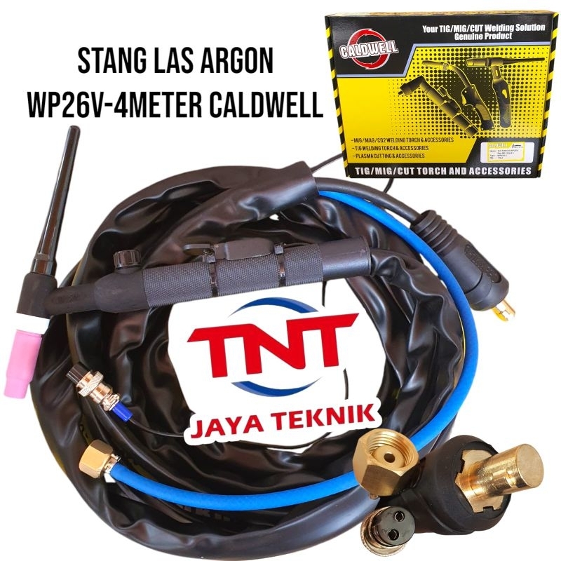 STANG LAS ARGON WP 26V -4 METER  CALDWELL / STANG LAS TIG ARGON WP 26 CALDWELL